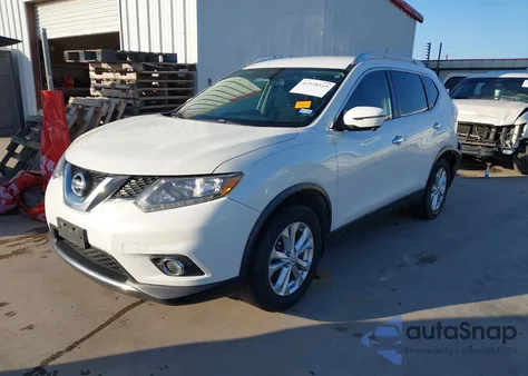 2016 Nissan Rogue Sv из США, поврежденный, VIN KNMAT2MT7GP695302